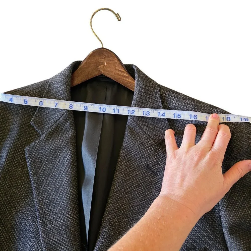Oak Creek Men’s Gray 100% Wool Blazer Sport Coat Jacket 42R